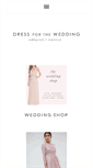 Mobile Screenshot of dressforthewedding.com